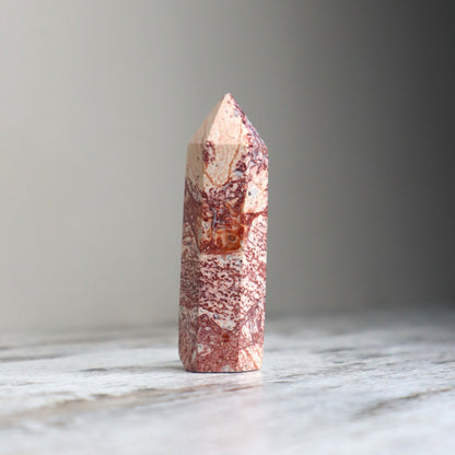 Red Net Jasper Point | Strength, Stability & Energetic Protection