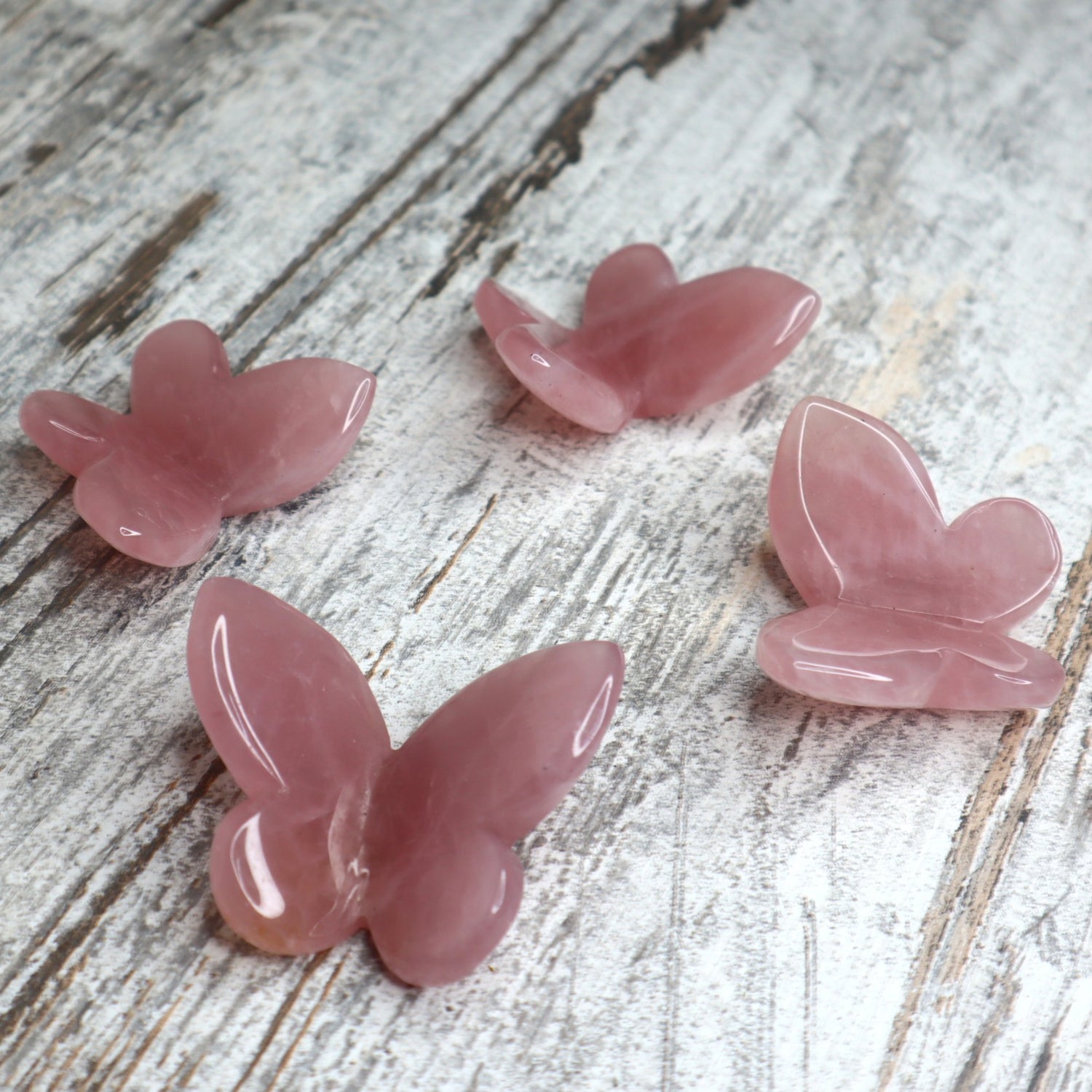 Rose Quartz 3D Butterfly | Intuitively Chosen | Love, Transformation &amp; Heart Healing