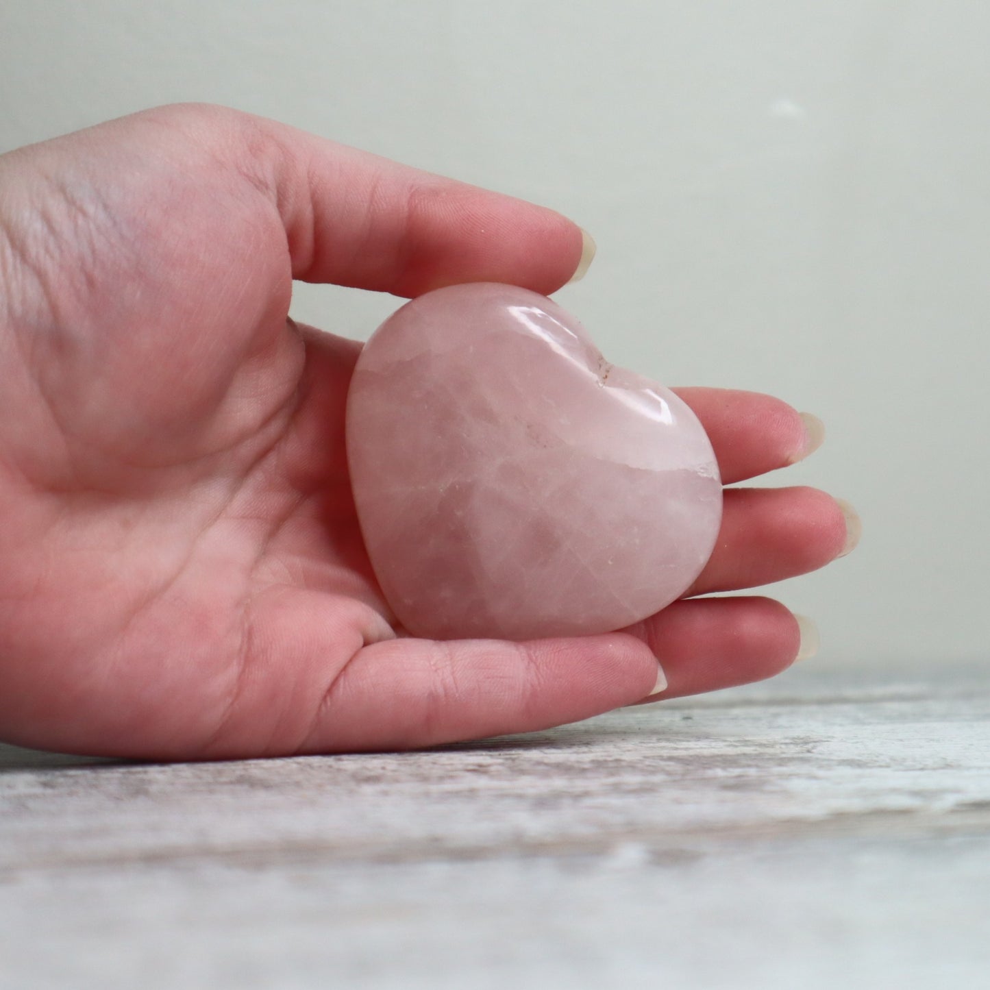Rose Quartz Heart | Love, Compassion & Emotional Healing