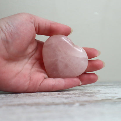 Rose Quartz Heart | Love, Compassion & Emotional Healing