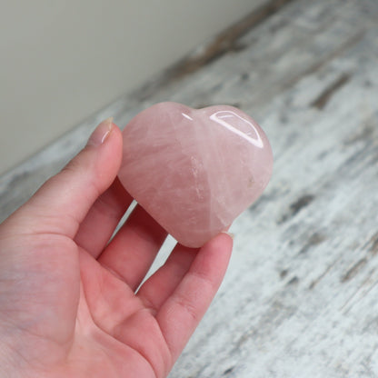 Rose Quartz Heart | Love, Compassion & Emotional Healing