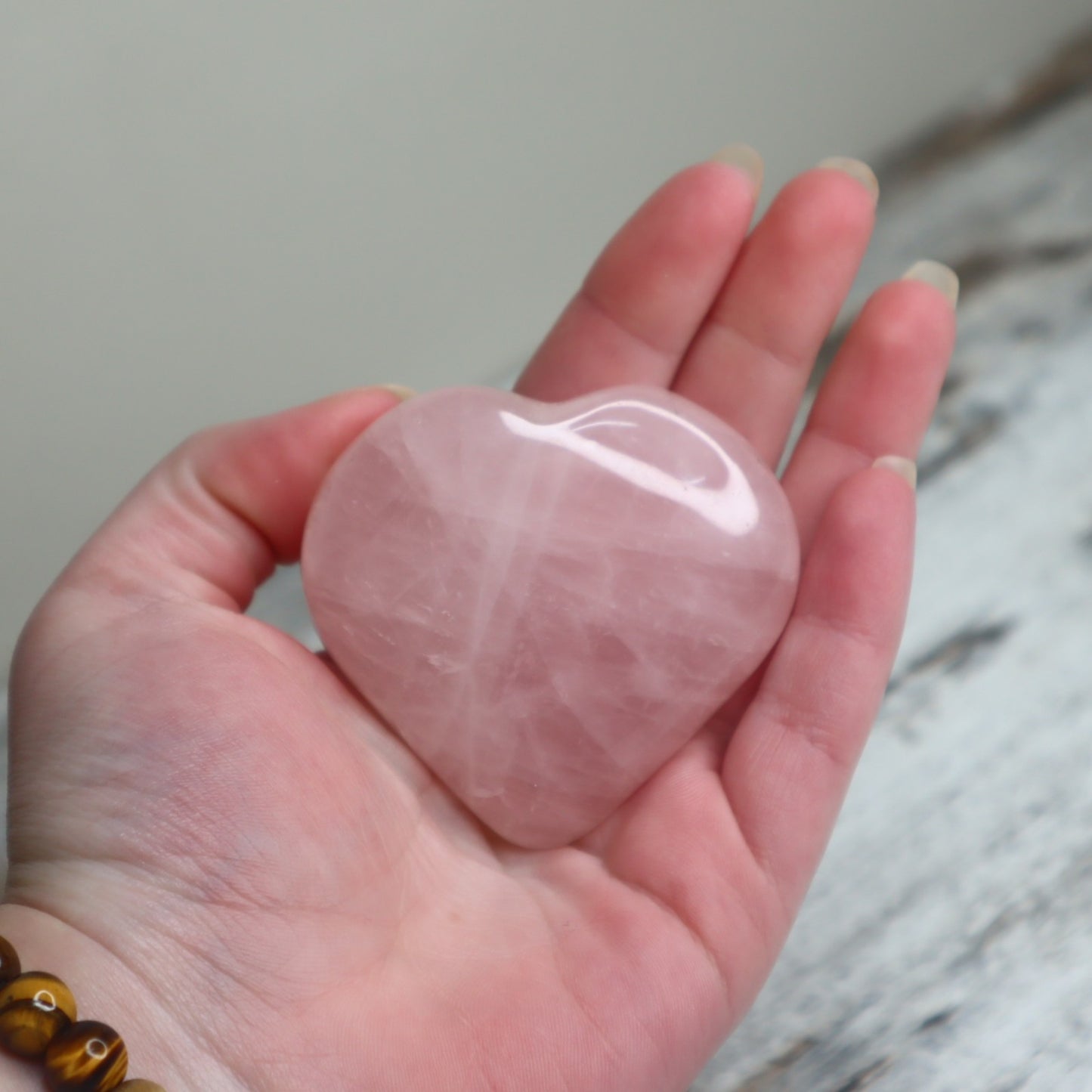 Rose Quartz Heart | Love, Compassion & Emotional Healing