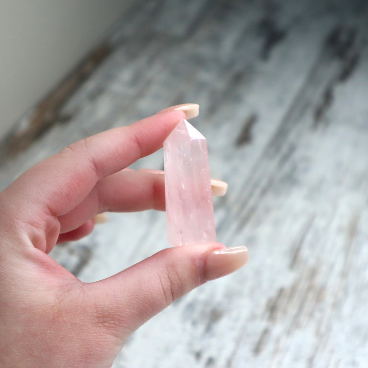 Rose Quartz Mini Tower | Self Love &amp; Heart Healing
