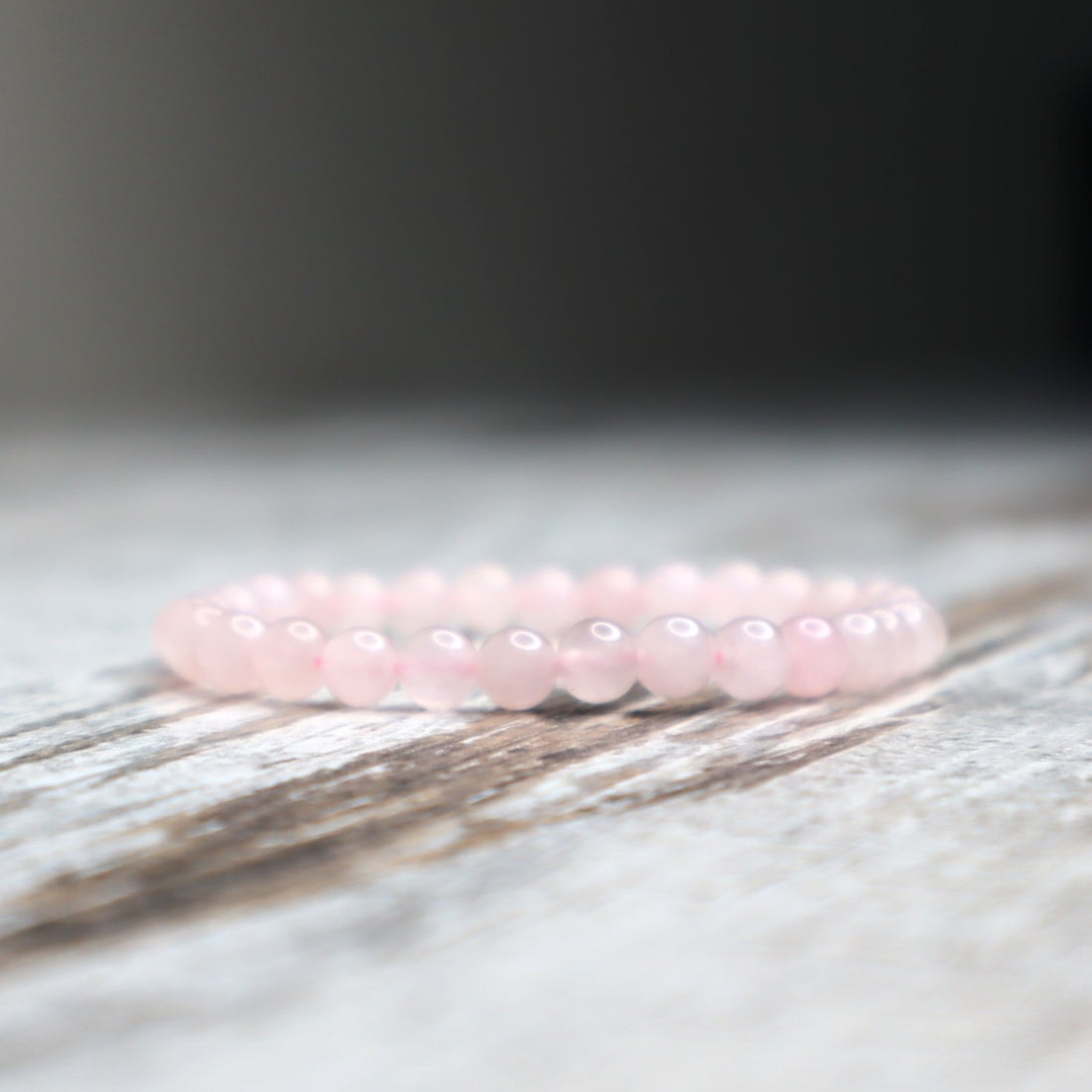 Rose Quartz Bead Bracelet | 6mm | Love, Self-Worth &amp; Emotional Healing