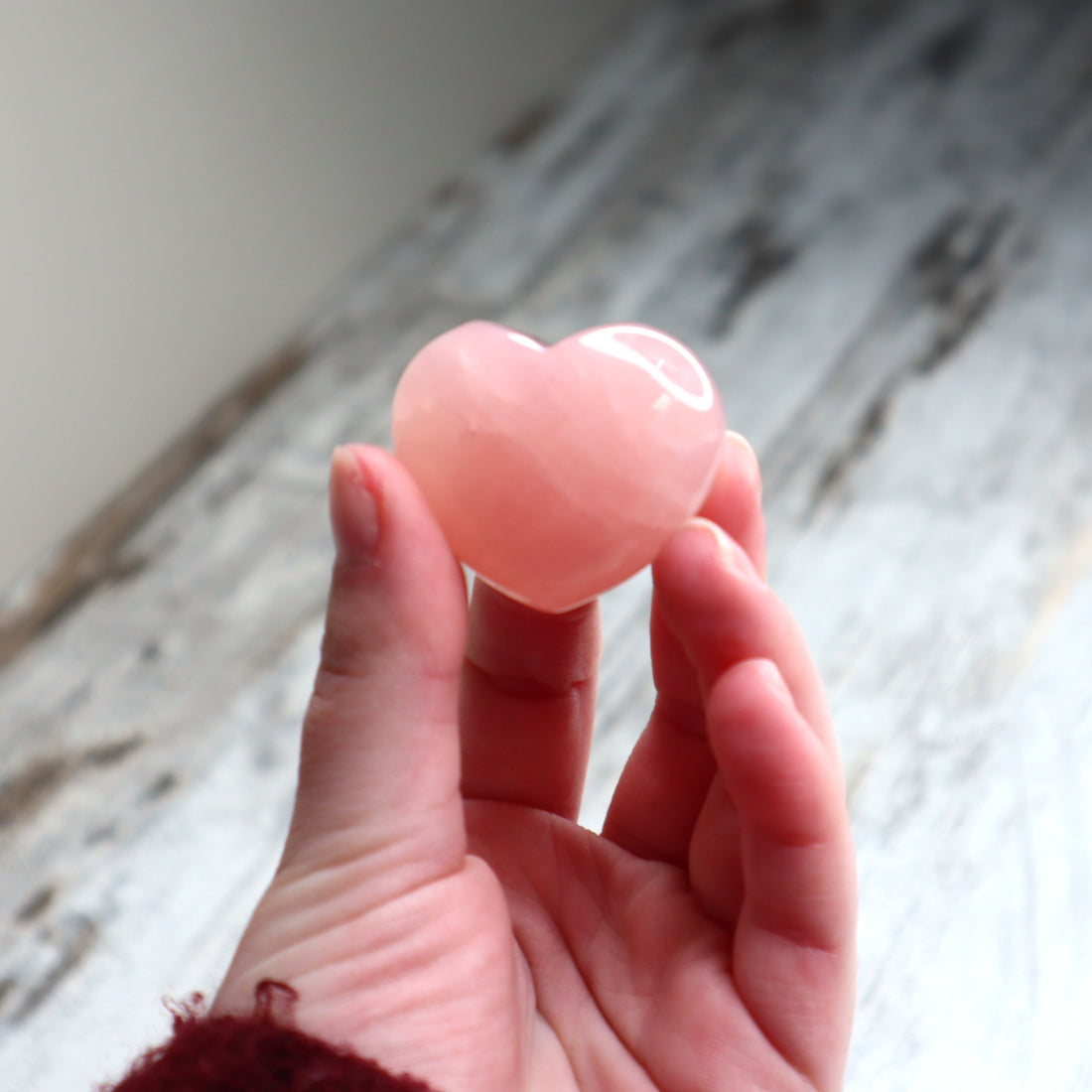 Rose Quartz Mini Heart | Love, Compassion &amp; Emotional Healing