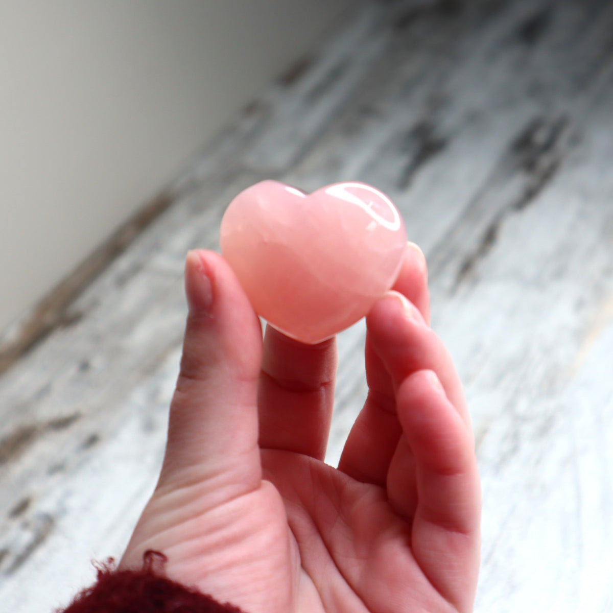 Rose Quartz Mini Heart | Love, Compassion &amp; Emotional Healing