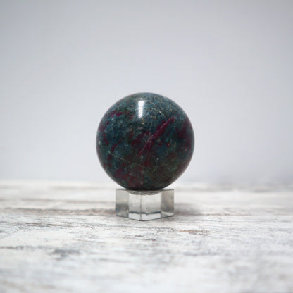 Ruby in Kyanite Sphere