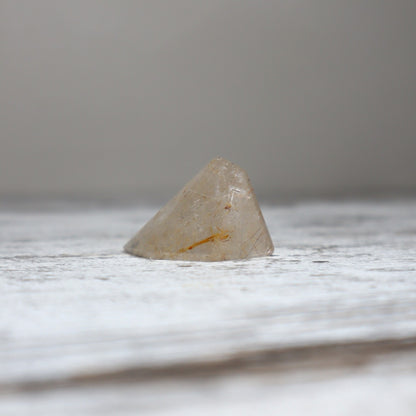 Golden Rutilated Quartz Mini Freeform | Clarity, Divine Guidance & Manifestation