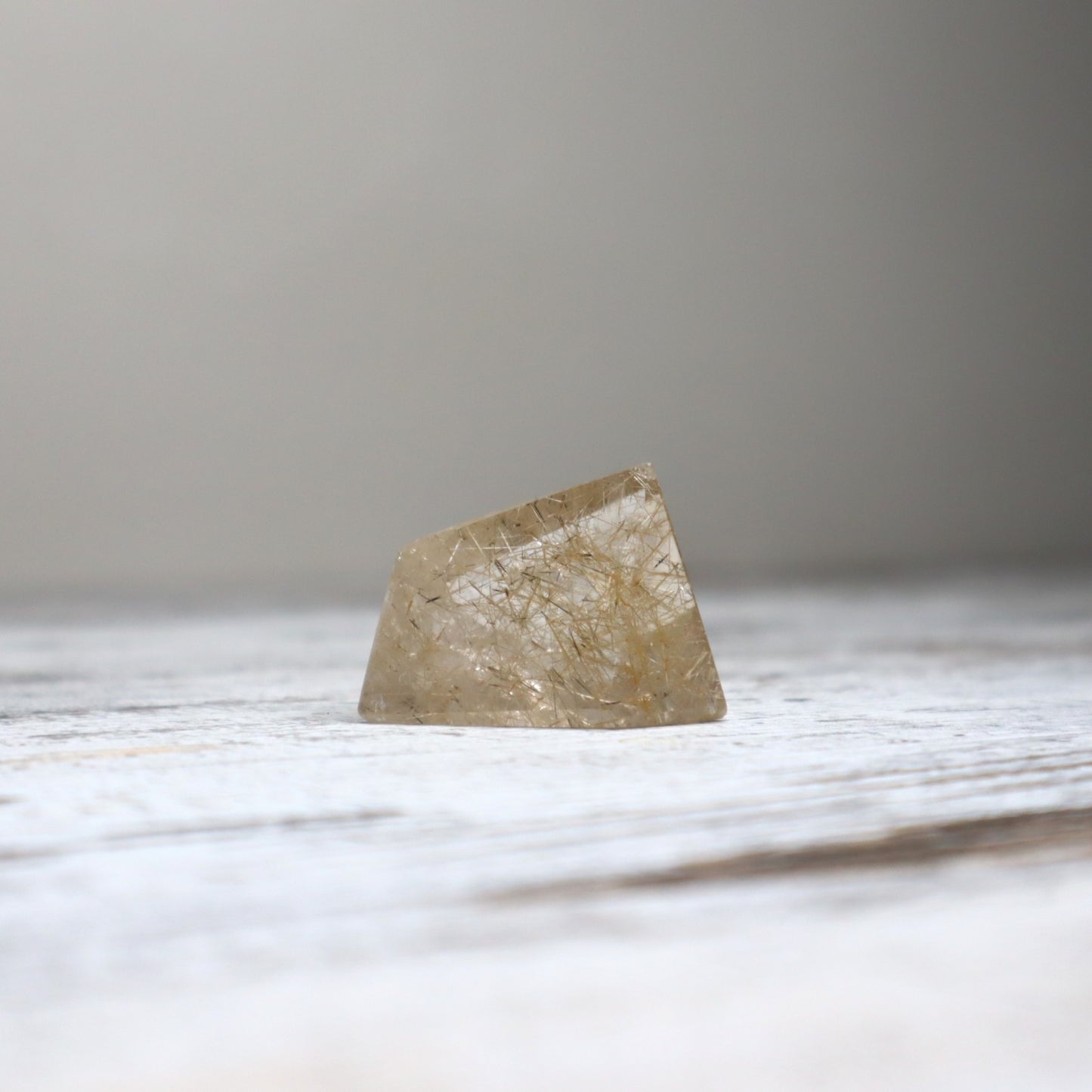 Golden Rutilated Quartz Mini Freeform | Manifestation, Focus & Positive Energy