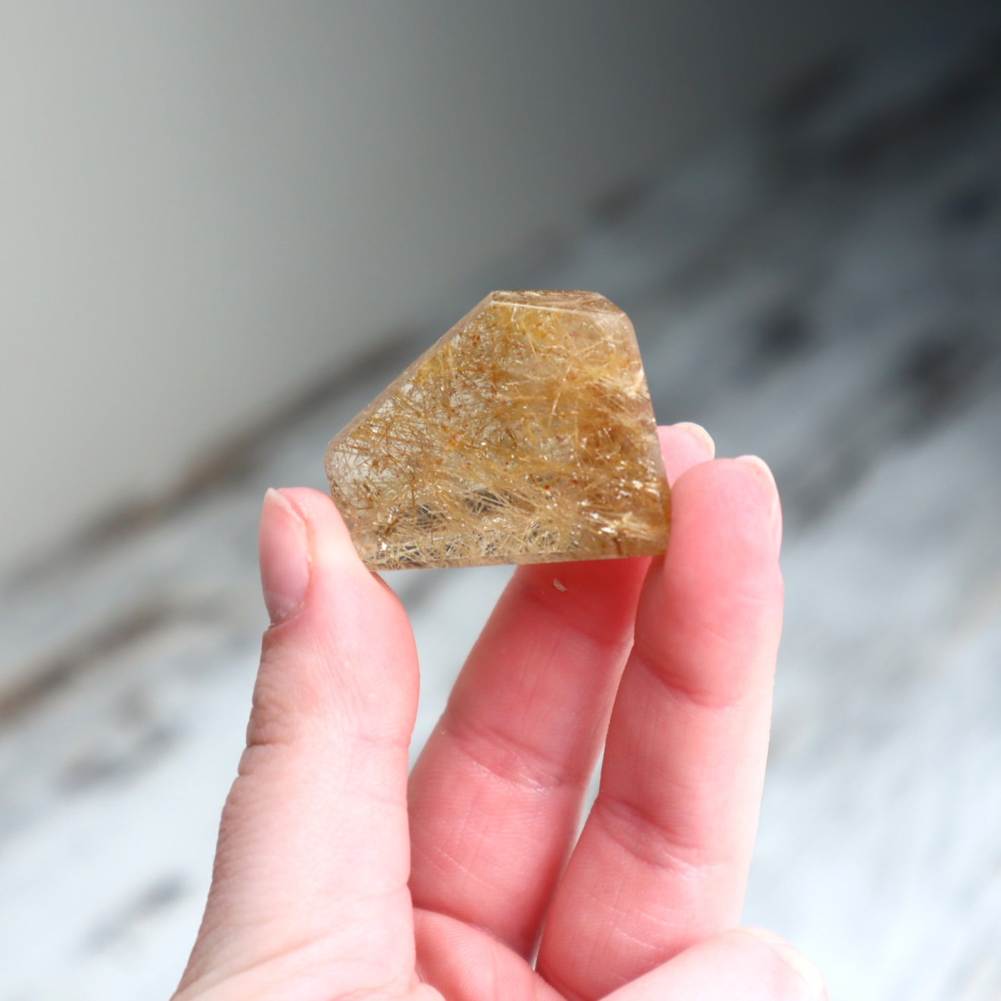 Golden Rutilated Quartz Mini Freeform | Abundance, Confidence & Inspired Action
