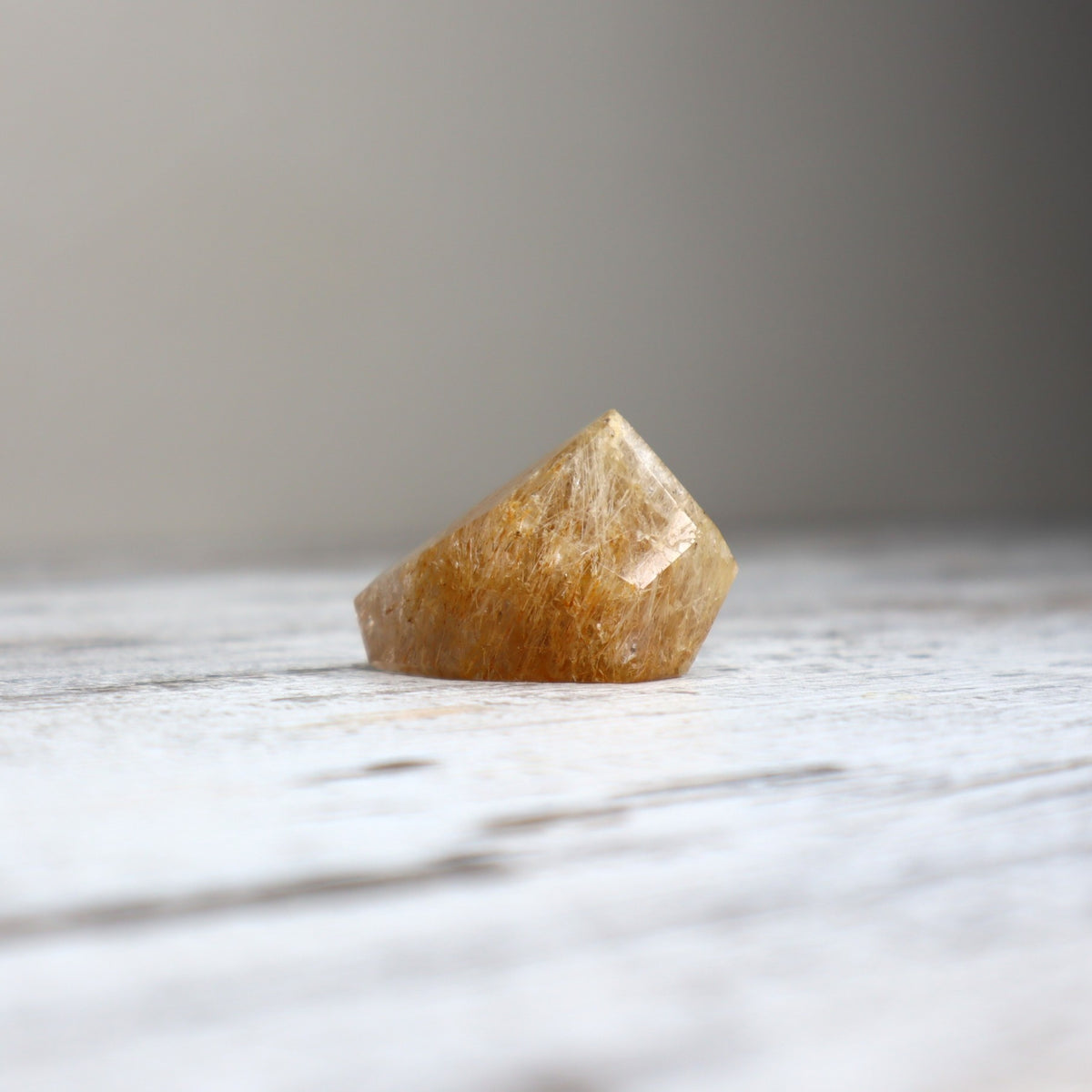 Golden Rutilated Quartz Mini Freeform | Confidence, Clarity &amp; Manifestation