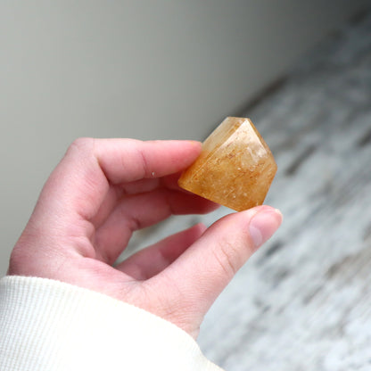 Golden Rutilated Quartz Mini Freeform | Motivation, Abundance & Inner Strength