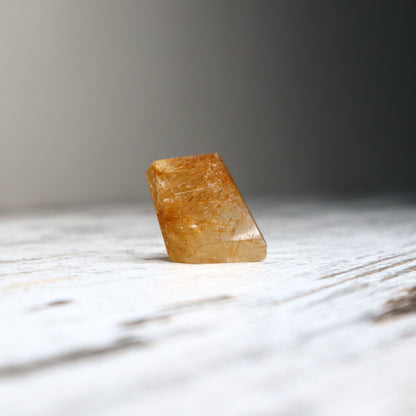 Golden Rutilated Quartz Mini Freeform | Prosperity, Confidence & Inspired Action