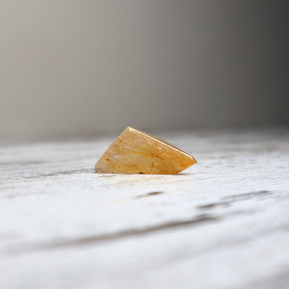 Golden Rutilated Quartz Mini Freeform | Clarity, Confidence & Golden Light