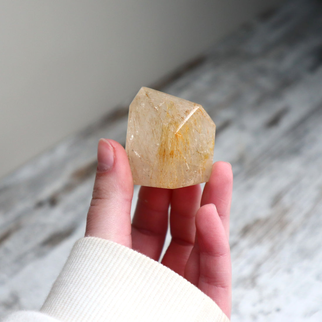 Golden Rutilated Quartz Freeform | Radiant Clarity, Abundance &amp; Purpose
