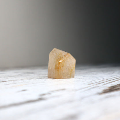Golden Rutilated Quartz Freeform | Radiant Clarity, Abundance & Purpose
