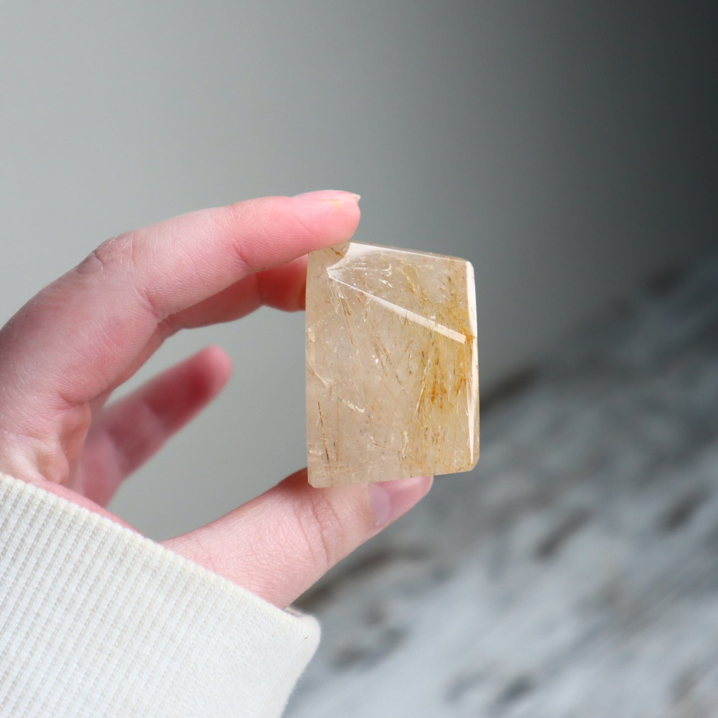 Golden Rutilated Quartz Freeform | Radiant Clarity, Abundance & Purpose