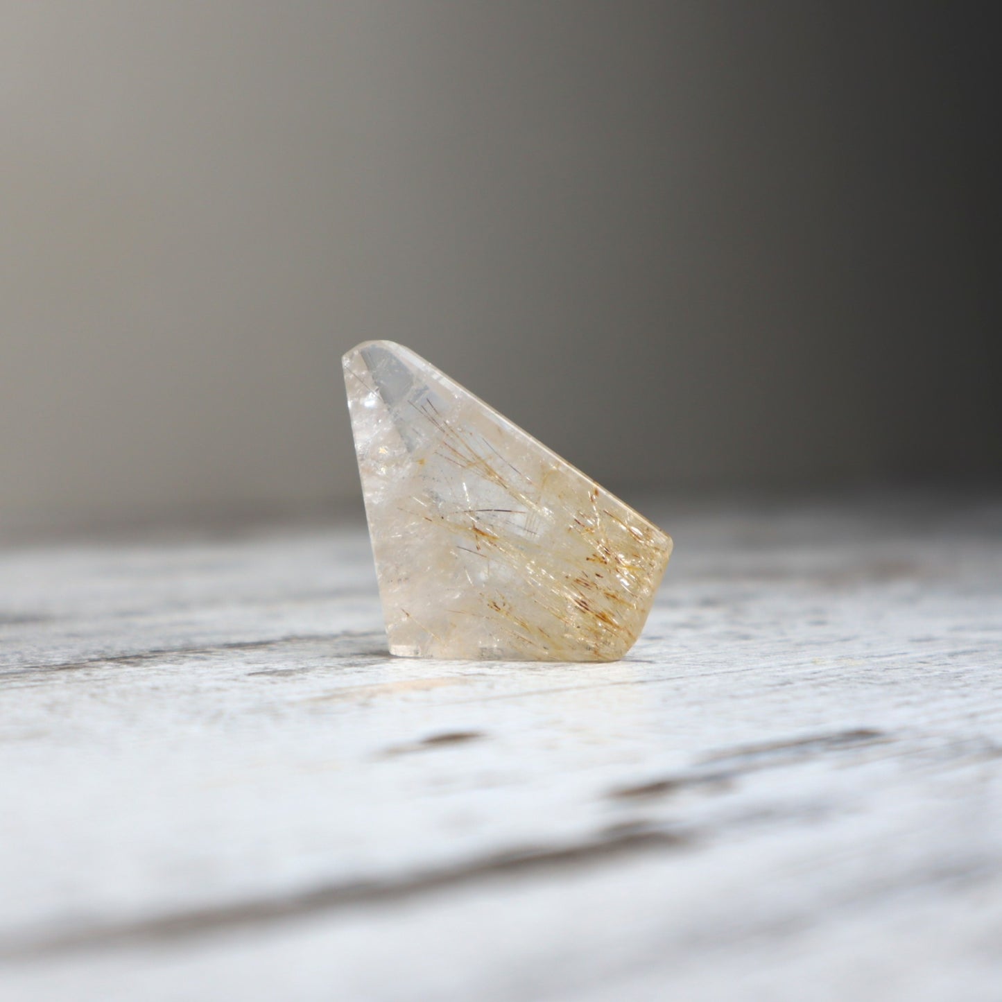 Golden Rutilated Quartz Mini Freeform | Clarity, Manifestation & Inner Radiance