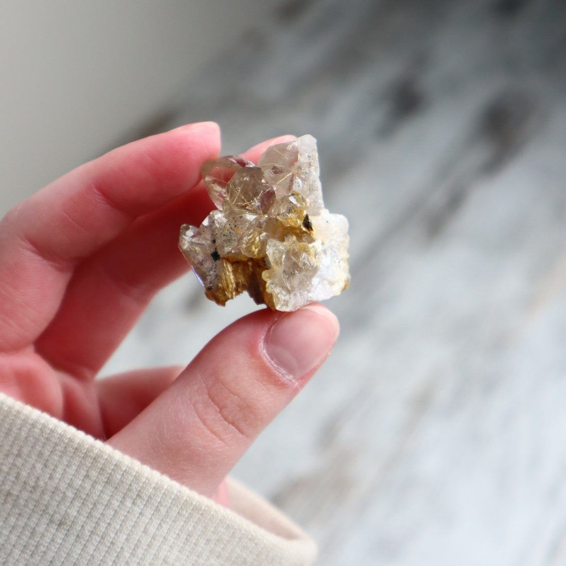 Golden Rutilated Quartz Raw | Abundance, Illumination &amp; Empowerment