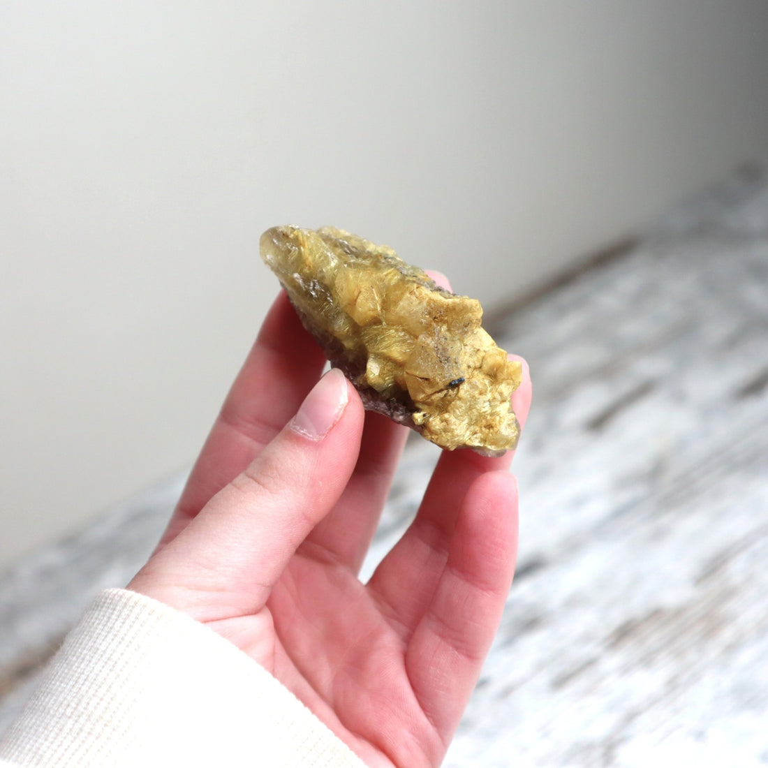 Golden Rutilated Quartz Raw | Abundance, Illumination &amp; Empowerment