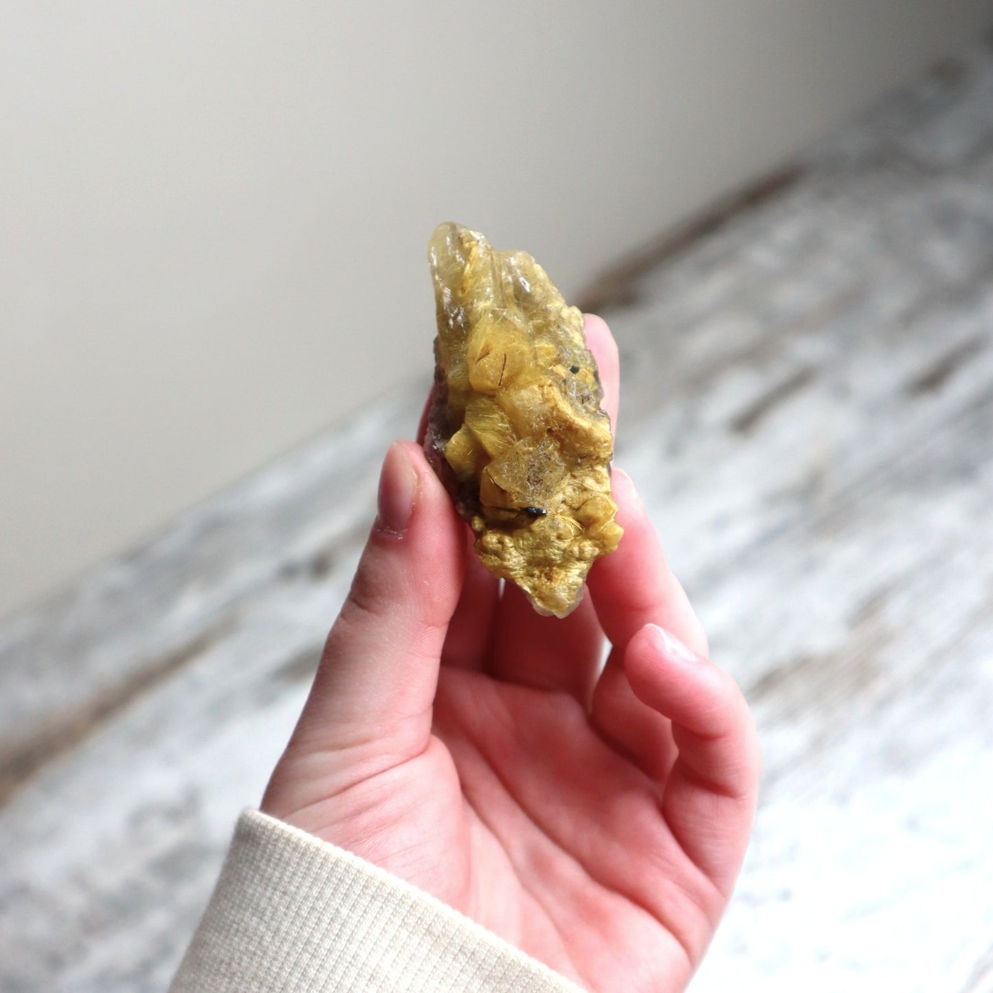 Golden Rutilated Quartz Raw | Abundance, Illumination & Empowerment