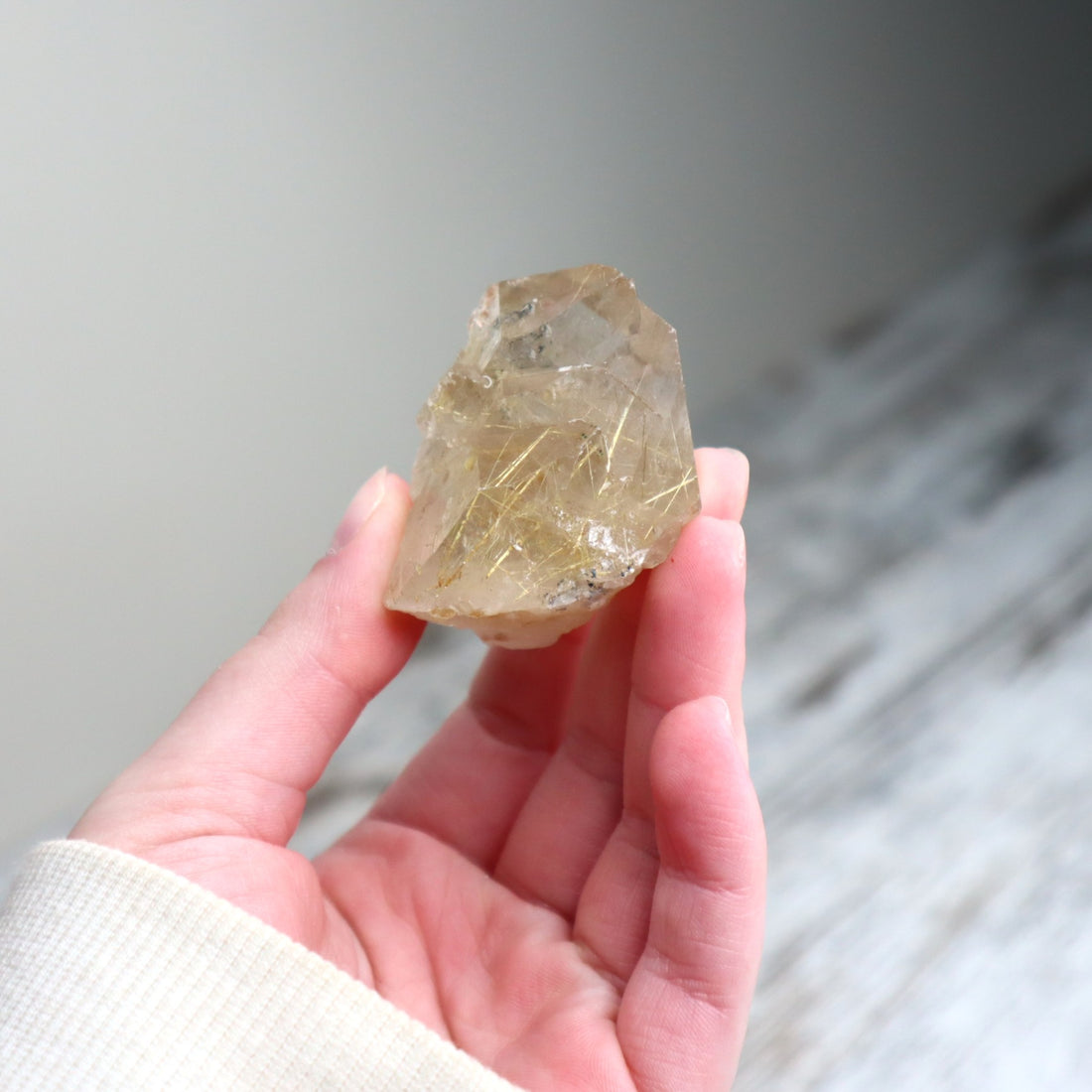 Golden Rutilated Quartz Raw | Abundance, Illumination &amp; Empowerment