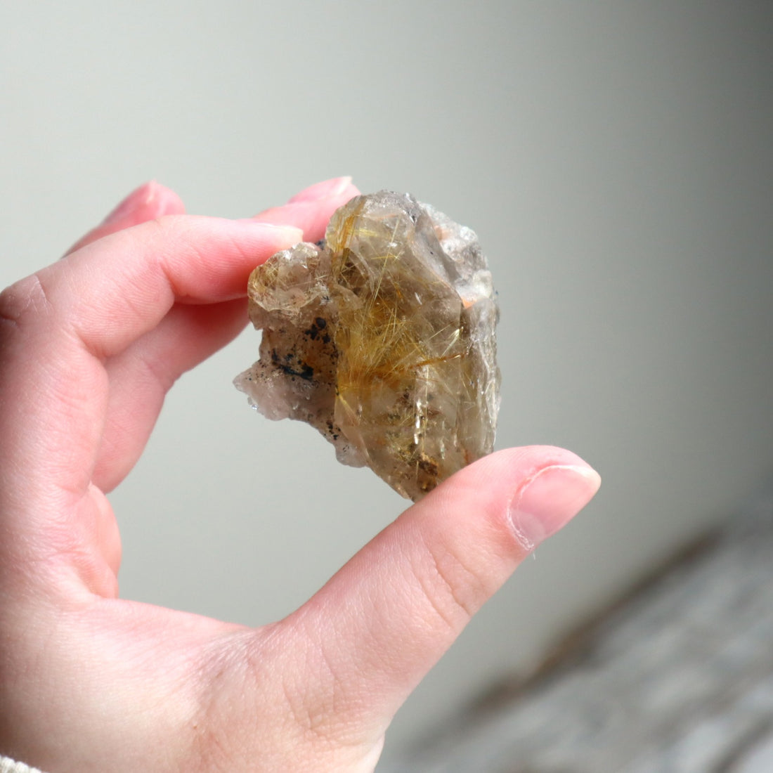 Golden Rutilated Quartz Raw | Abundance, Illumination &amp; Empowerment