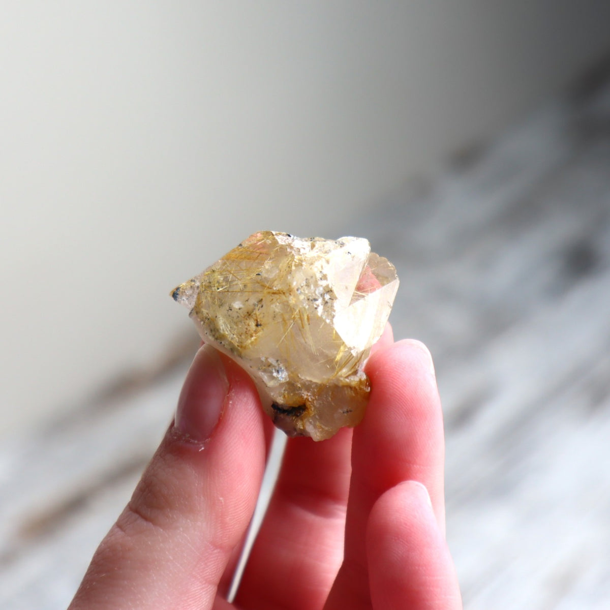 Golden Rutilated Quartz Raw | Abundance, Illumination &amp; Empowerment