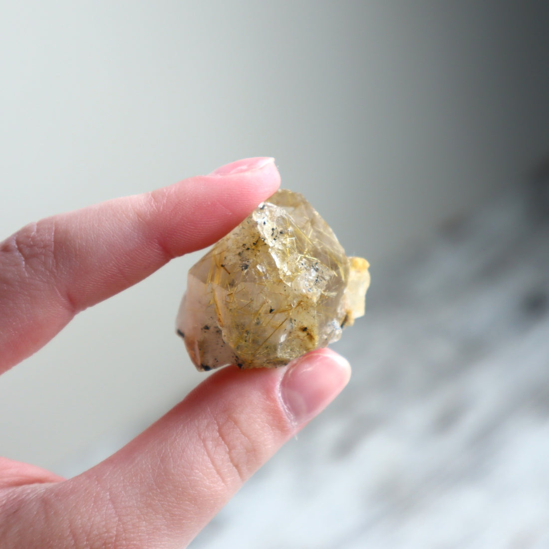 Golden Rutilated Quartz Raw | Abundance, Illumination &amp; Empowerment