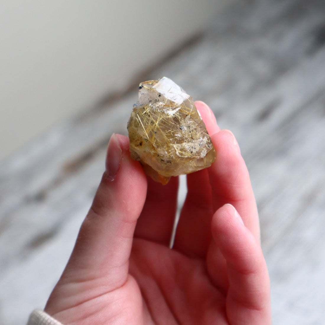Golden Rutilated Quartz Raw | Abundance, Illumination &amp; Empowerment