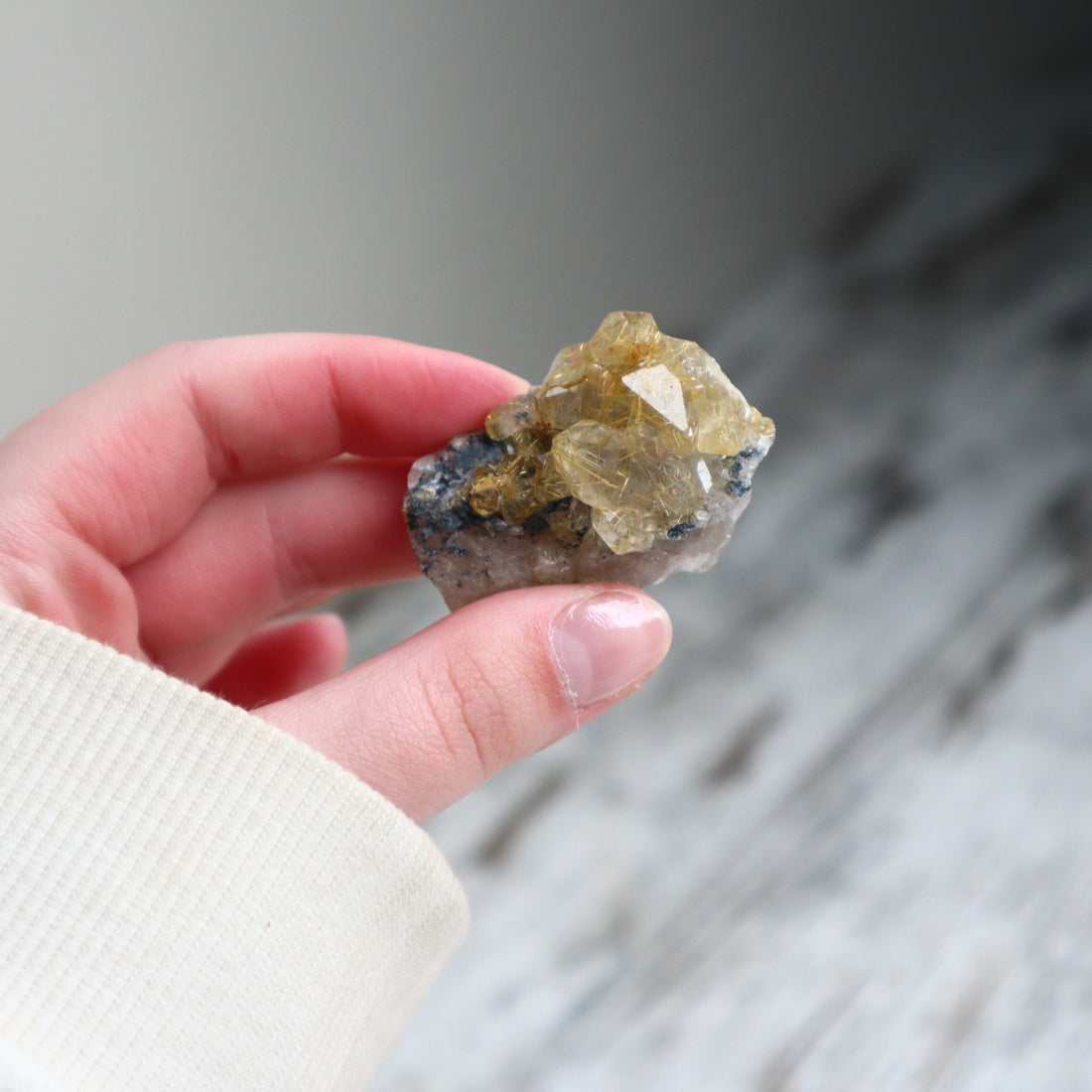 Golden Rutilated Quartz Raw | Abundance, Illumination &amp; Empowerment