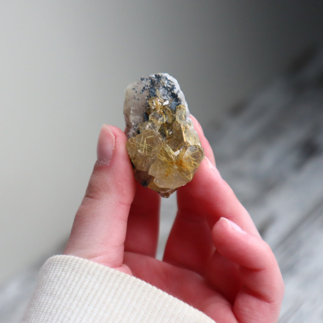 Golden Rutilated Quartz Raw | Abundance, Illumination &amp; Empowerment
