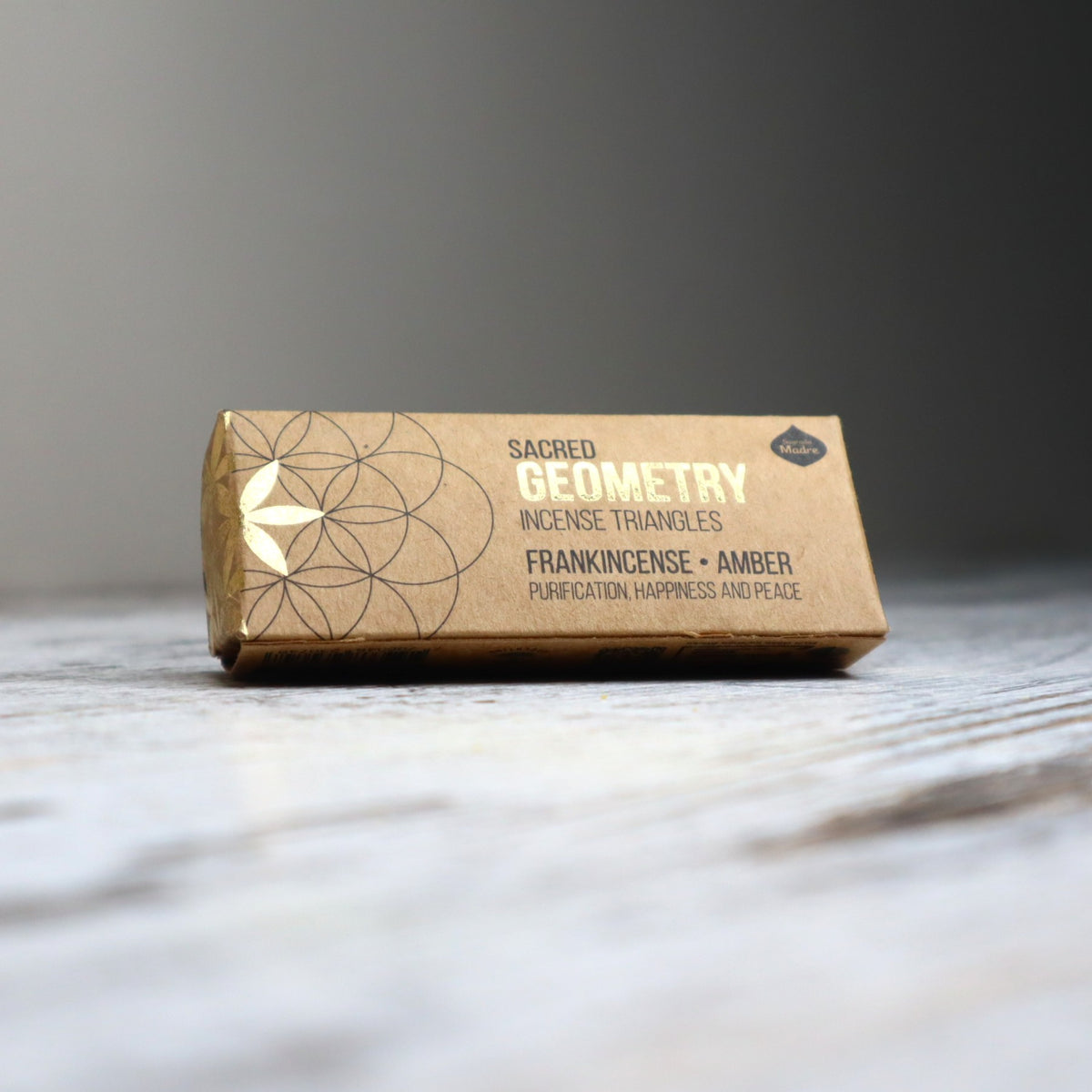 Sagrada Madre Sacred Geometry Incense Triangles | Frankincense + Amber | Purification, Happiness &amp; Peace