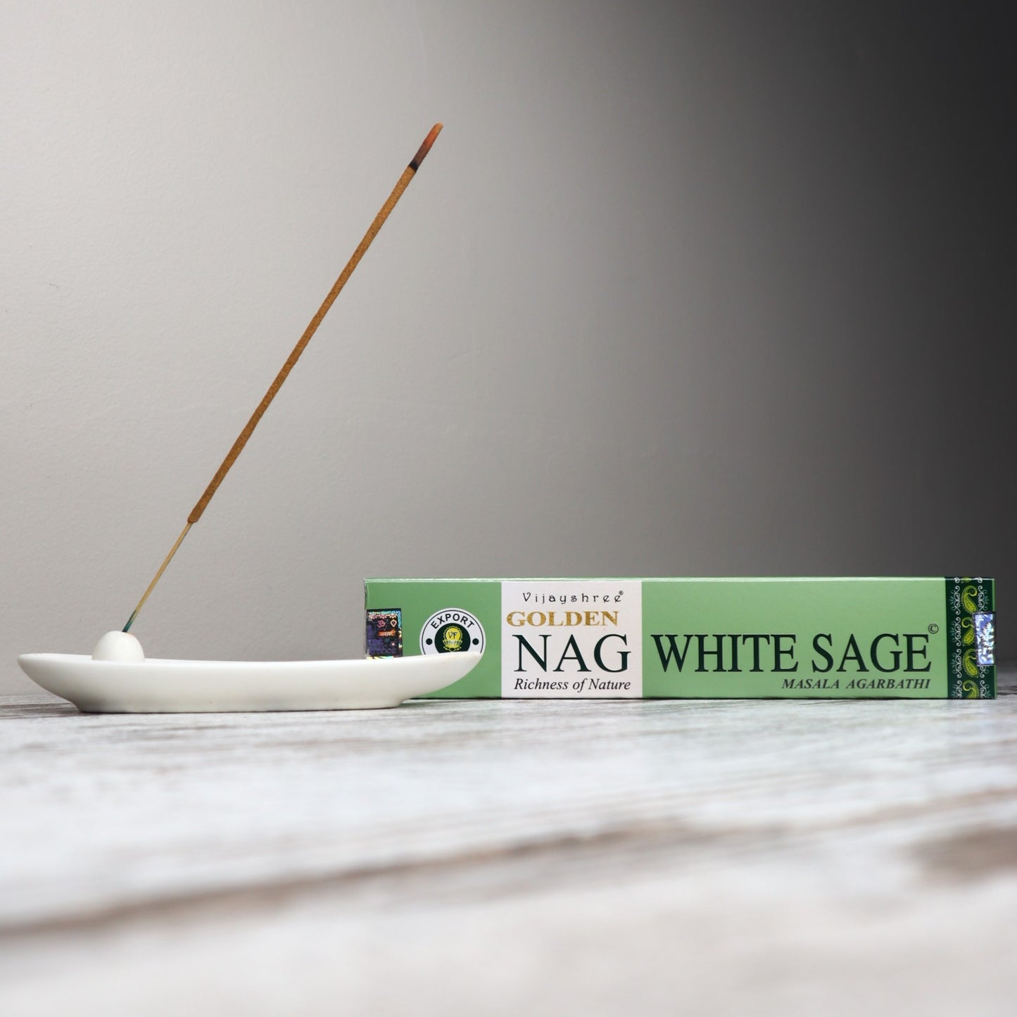 Golden Nag WHITE SAGE Incense