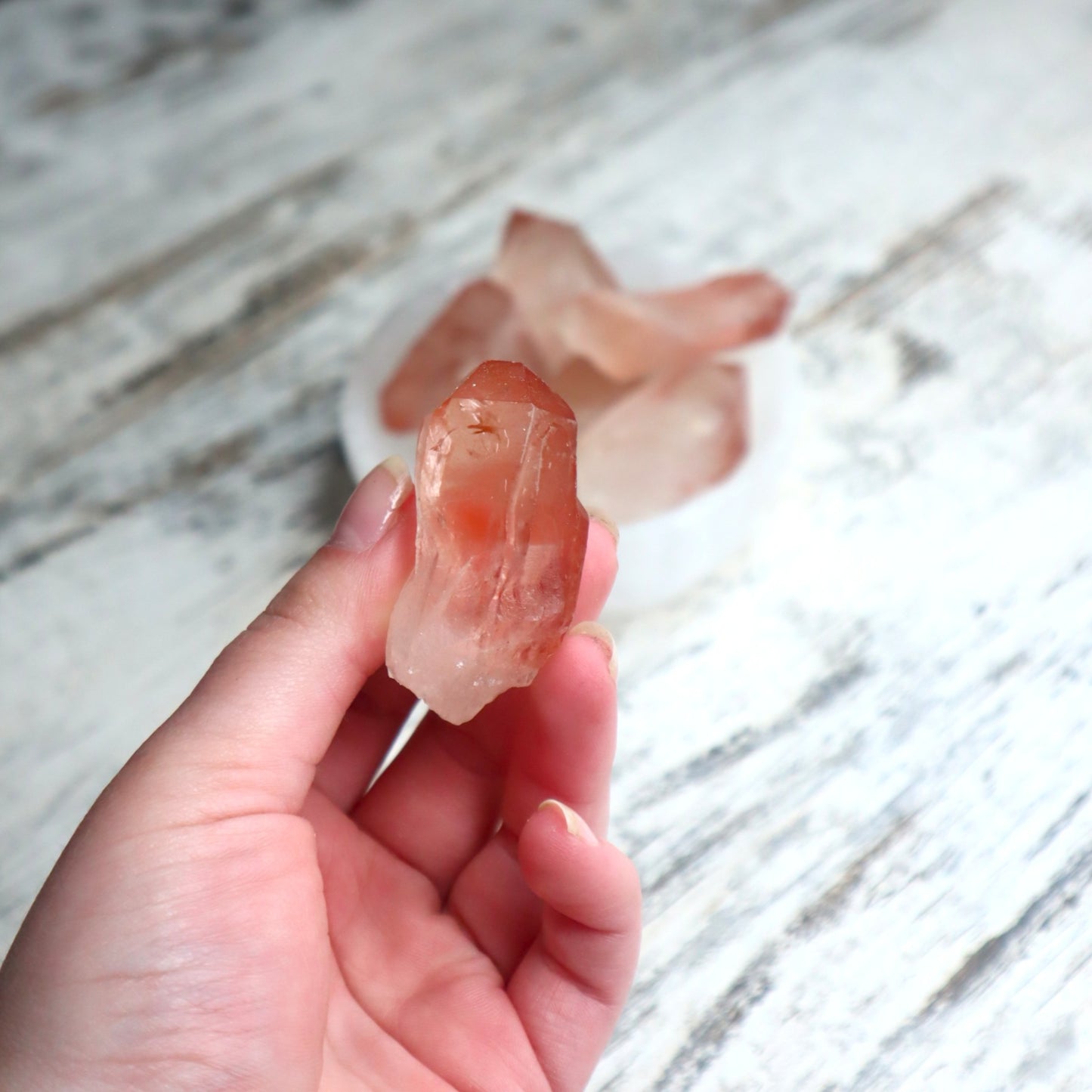 Scarlet Lemurian Quartz | Intuitively Chosen | Awakening, Soul Memory & Inner Fire