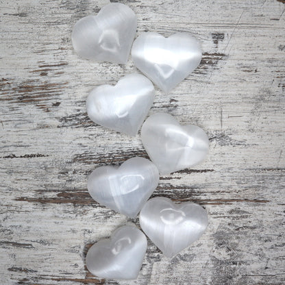 Selenite Heart | Aura Cleanse + Divine Light
