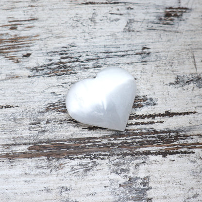 Selenite Heart | Aura Cleanse + Divine Light