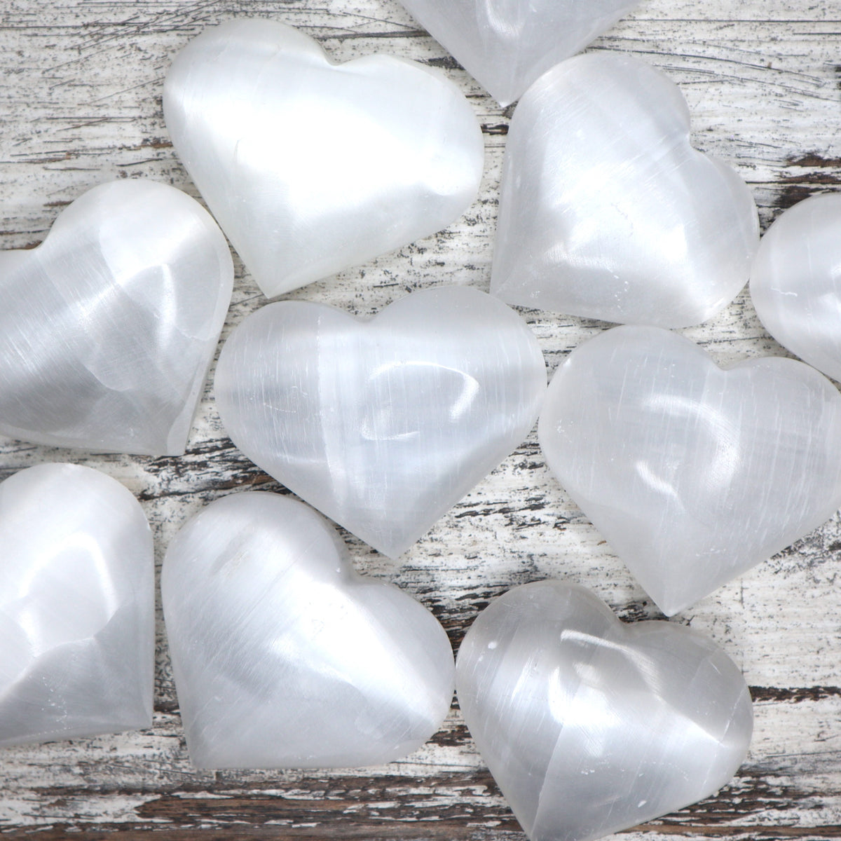 Selenite Heart | Aura Cleanse + Divine Light