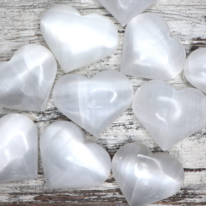 Selenite Heart | Aura Cleanse + Divine Light