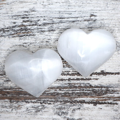 Selenite Heart | Aura Cleanse + Divine Light