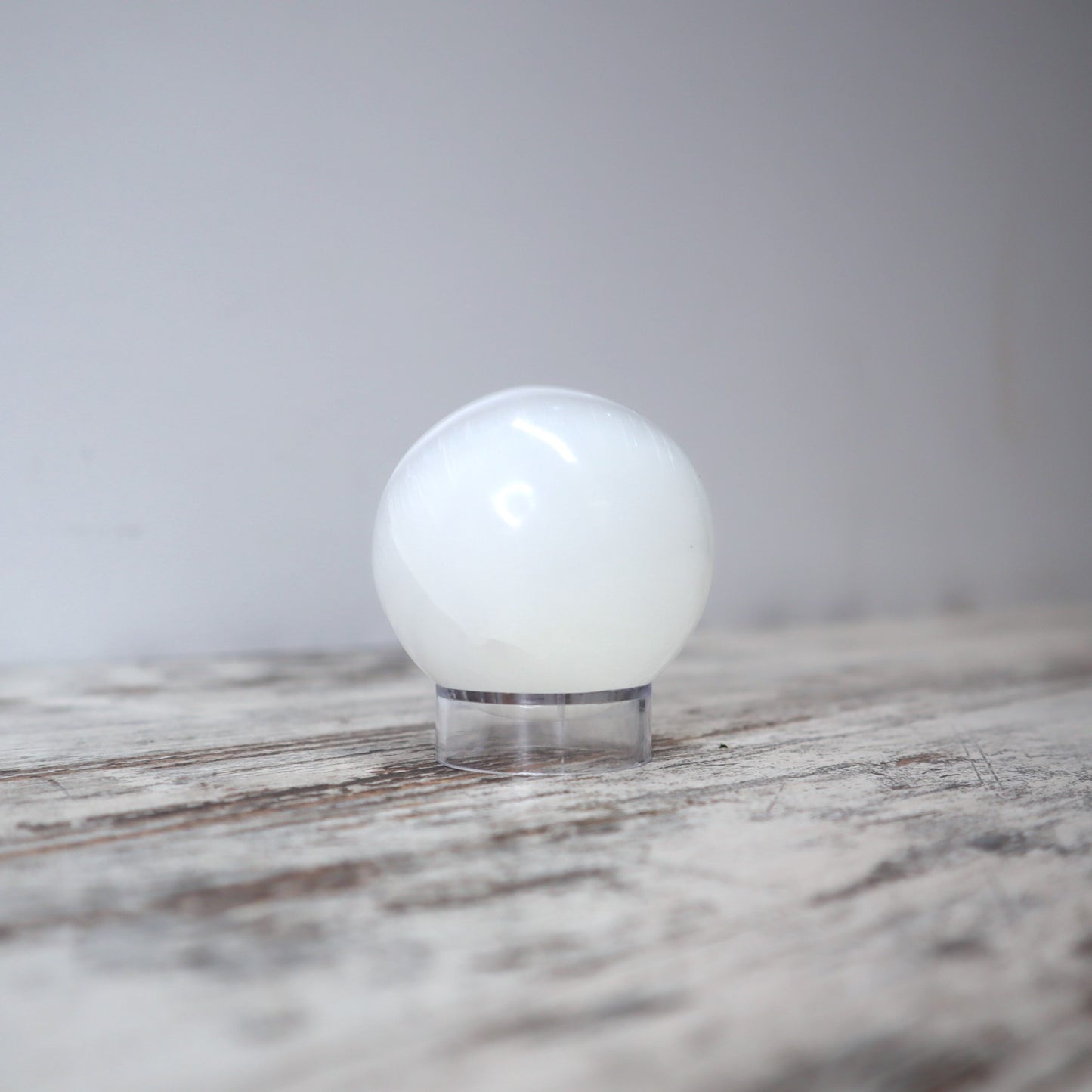 Selenite Sphere | Aura Cleanse & Lunar Light