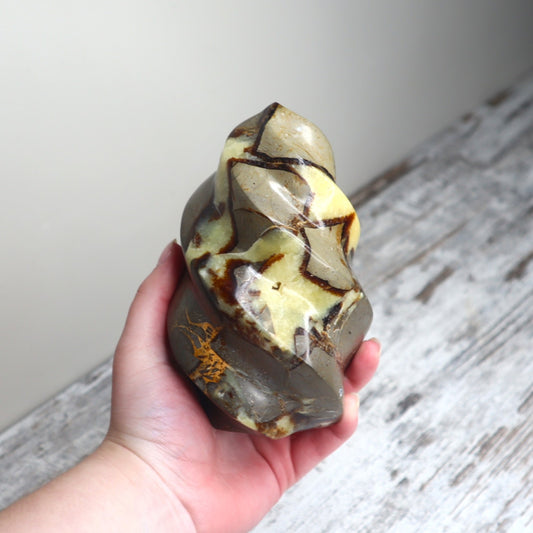 Septarian Flame | Grounded Confidence, Ancient Strength & Inner Voice
