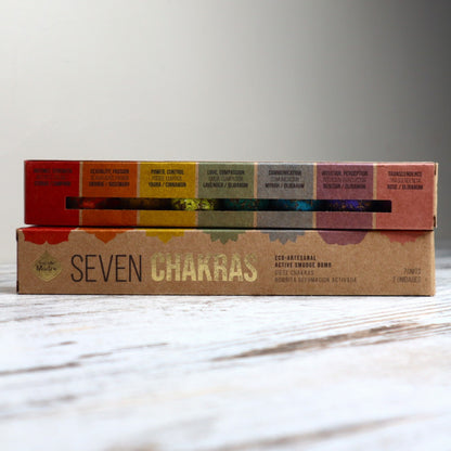 Sagrada Madre Premium Smudge Ball Bombs | 7 Chakra Set | Cleanse, Align & Restore