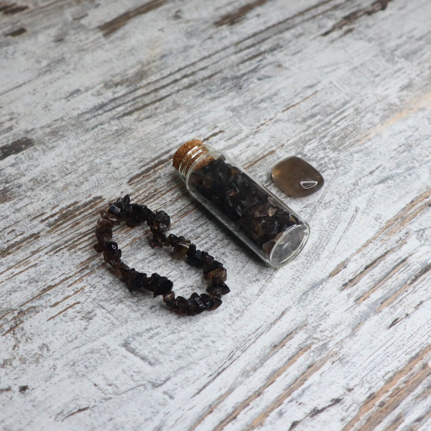 'Grounded Warrior' Chip Gift Box | Smokey Quartz