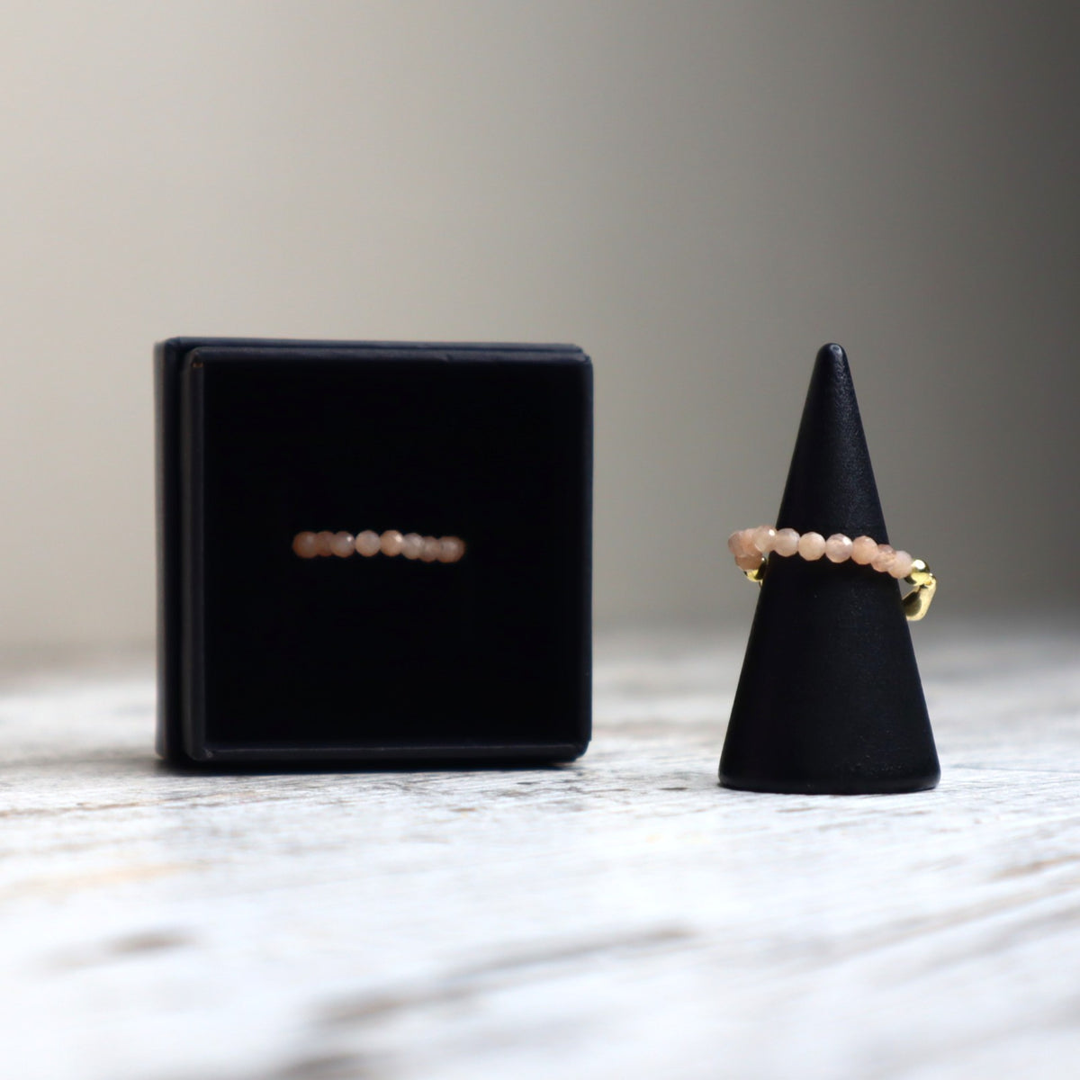 Sunstone Beaded Ring | Happiness, Confidence &amp; Abundance