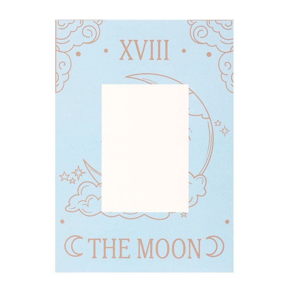 The Moon Tarot Necklace Greeting Card | Intuition, Inner Wisdom &amp; Emotional Clarity