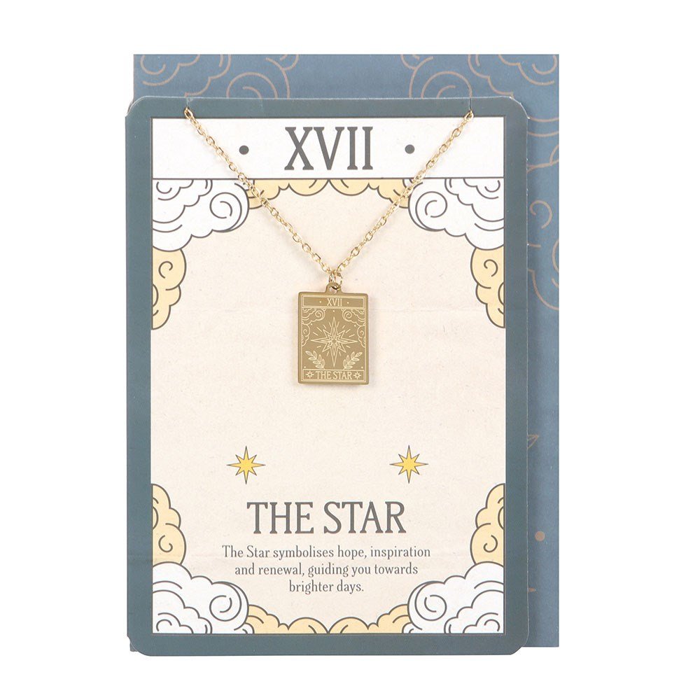 The Star Tarot Necklace Greeting Card | Hope, Healing & New Beginnings