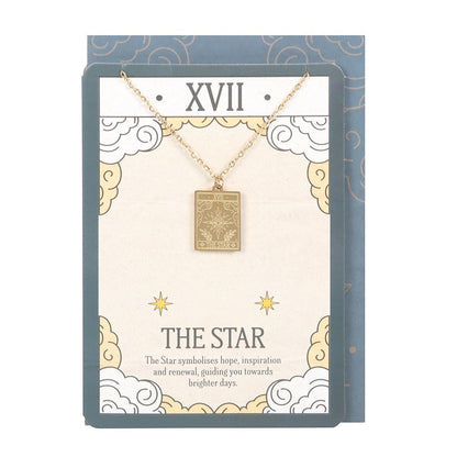 The Star Tarot Necklace Greeting Card | Hope, Healing & New Beginnings