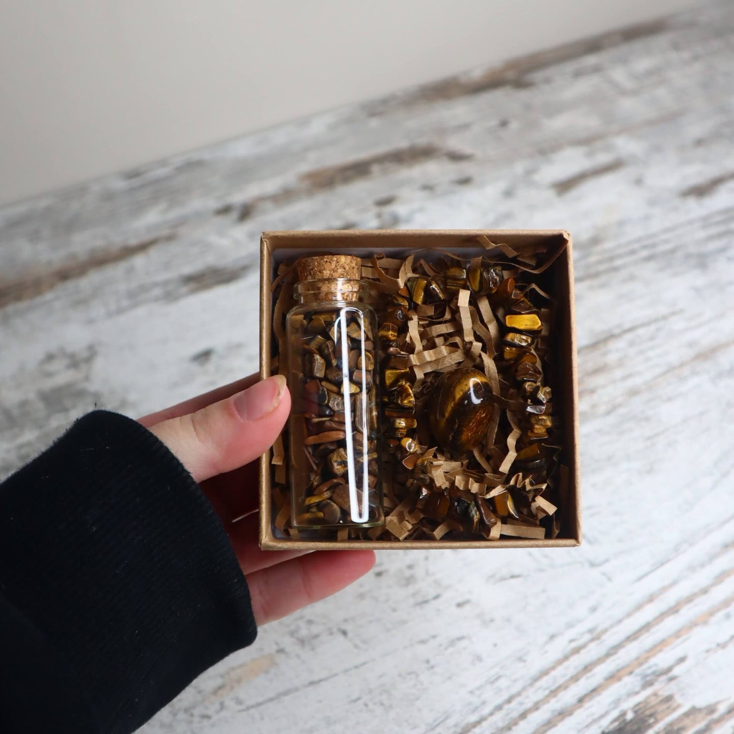 'Brave + Empowered' Chip Gift Box | Tiger Eye