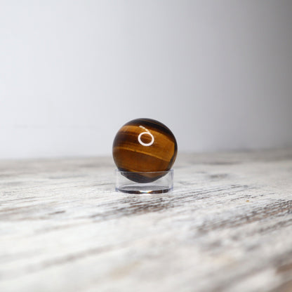 Tiger Eye Mini Sphere | 40mm | Courage, Focus & Protection